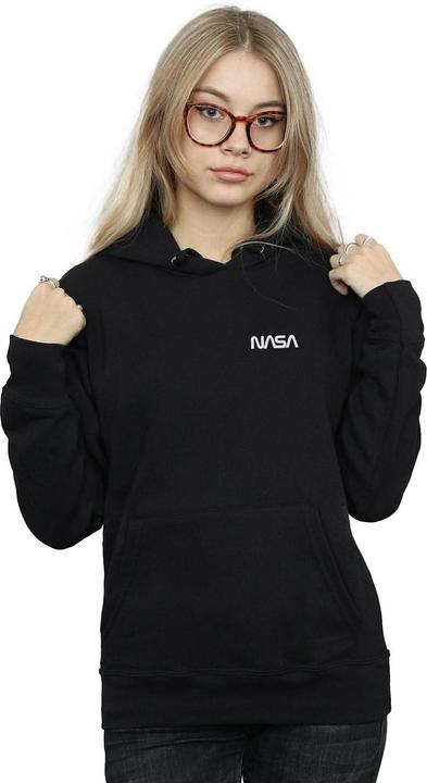 Immagine prodotto Nasa Modern Logo Chest Felpa con Cappuccio Donna (XXL)