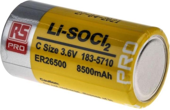 Rs Pro Batterie Li-Thionylchlorid C, 3.6V, 8.5Ah (C, 8500 mAh)