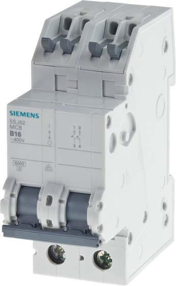 Produktbild Siemens Sicherungsautomat Typ C 16A 2-polig