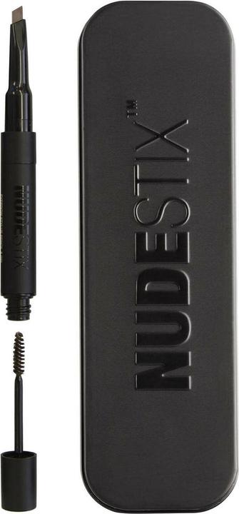 Immagine prodotto Nudestix Stilo per sopracciglia 2in1 fissativo per sopracciglia Marrone 0,2g + 2,4ml (Marrone)