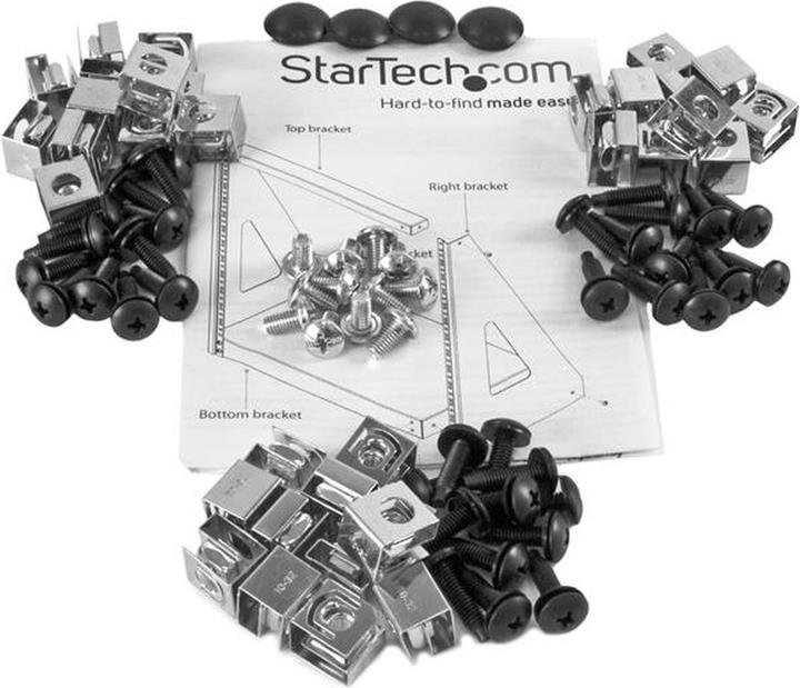 Actual product image StarTech 2 Post Heavy Duty Rack - Open Frame Server Rack - 12U (12 RU, 19 inch rack)
