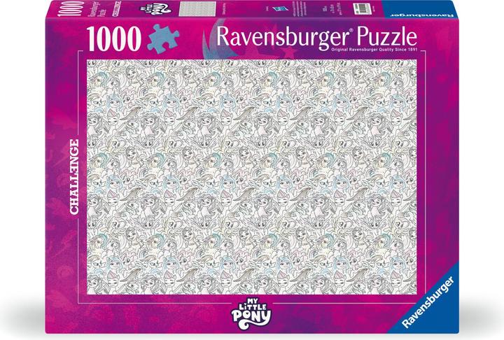 Actual product image Ravensburger Puzzle 12000594 - My Little Pony - 1000 piece challenge puzzle for adults and children (1000 pieces)