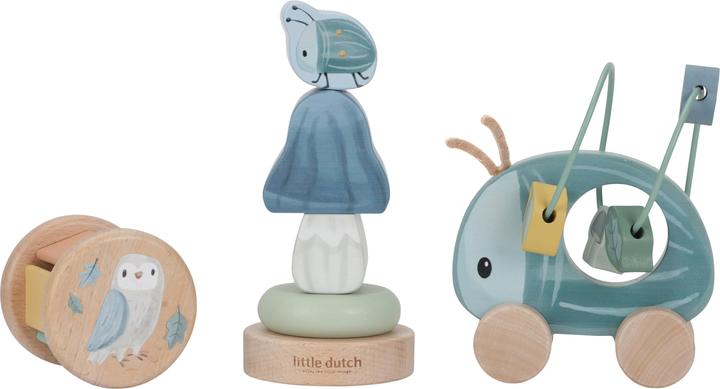 Actual product image Little Dutch Gift set wood FSC Forest Friends