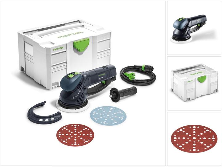 Immagine prodotto Festool RO 150 FEQ-Plus ROTEX Levigatrice orbitale rotativa 720 W in valigetta SYSTAINER ( 575069 ) (Levigatrici rotorbitali, 720 W)