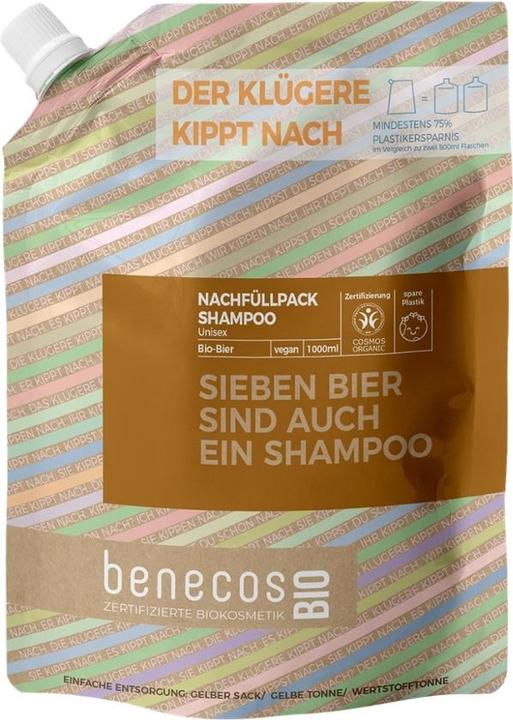 Produktbild Benecos NF Shampoo Bier-Sieben Bier sind auch ein Shampoo (1000 ml, Flüssiges Shampoo)
