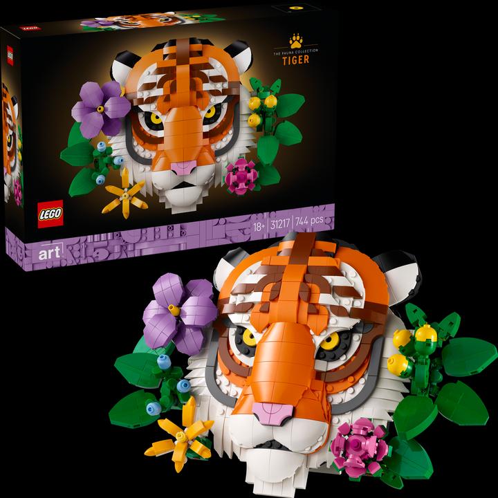 Actual product image LEGO Fauna Collection - Tiger (31217, LEGO Art)