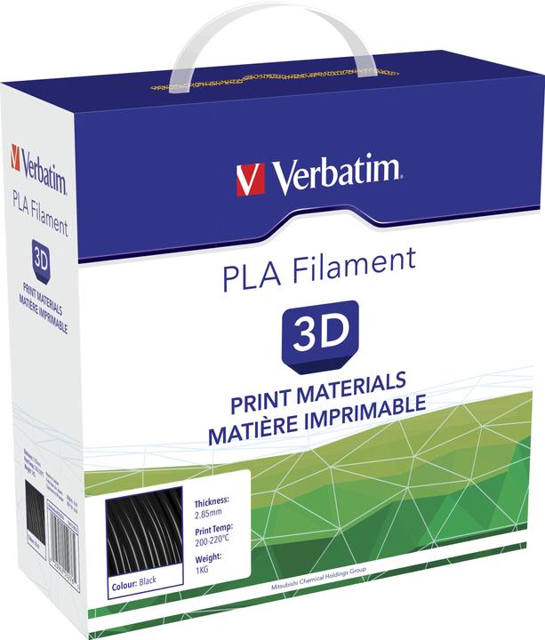 Produktbild Verbatim Filament (PLA, 2.85 mm, 1000 g, Schwarz)