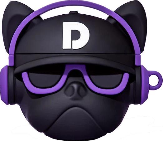 Image du produit PhoneLook Coque Hip-hop Bulldog lunette de soleil écouteur (Sac pour écouteurs)