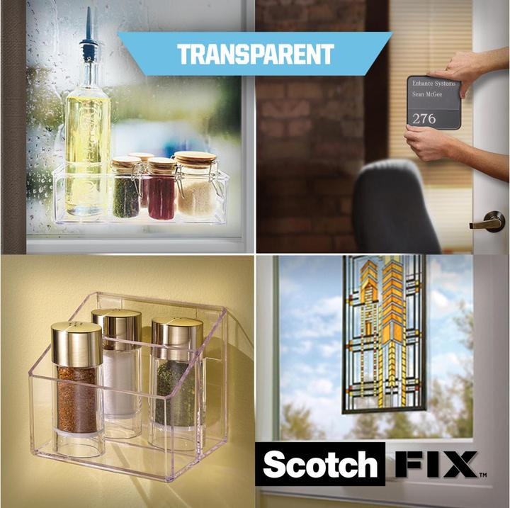 Produktbild Scotch Scotch-Fix Transparentes Montageband (19 mm)