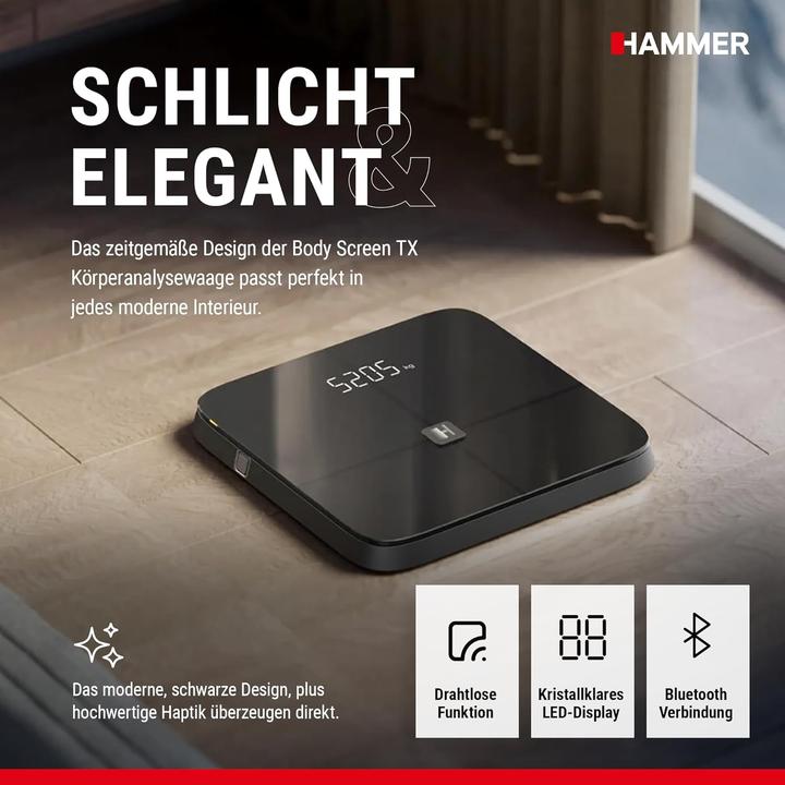 Actual product image Hammer Fitness Body Screen TX (200 kg)