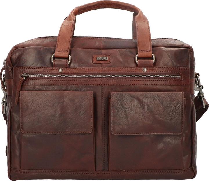 Immagine prodotto Spikes & Sparrow Cartella in pelle con scomparto per laptop da 41 cm