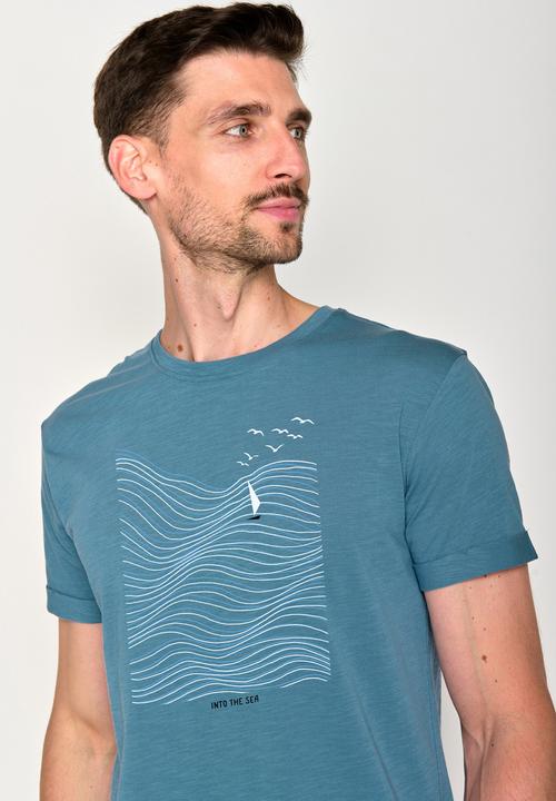 Actual product image Greenbomb Nature Sea Vibes Roll T-Shirt (XL)