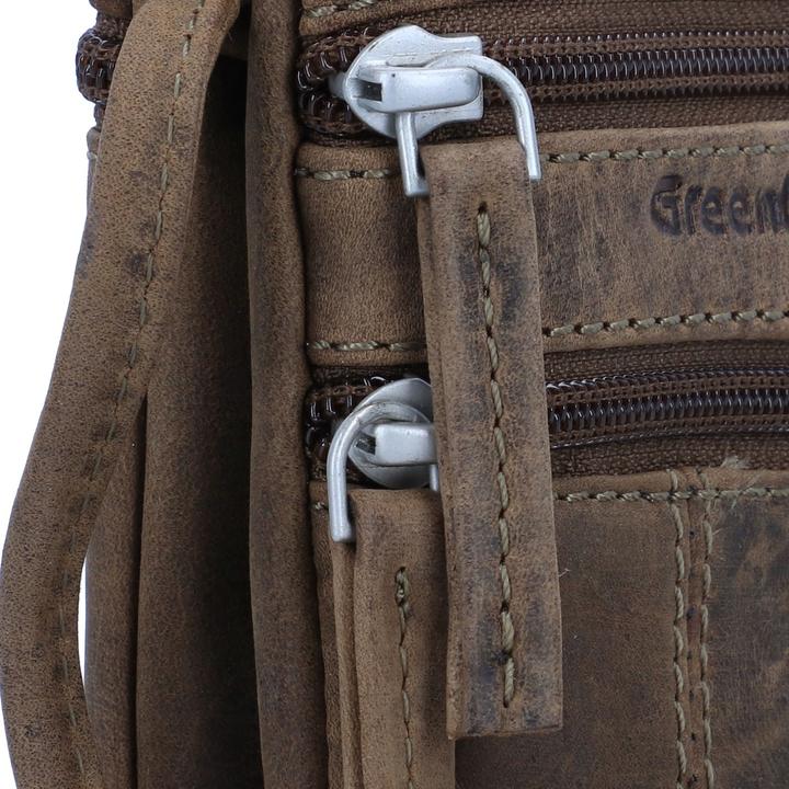 Image du produit Greenland Nature Stone Sac à bandoulière en cuir 12 cm
