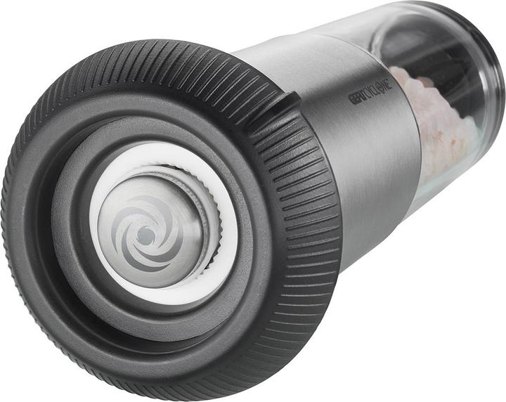 Actual product image GEFU Salt mill Pepper mill X-PLOSION M stainless steel 15 cm + 80 g Rasavat pepper