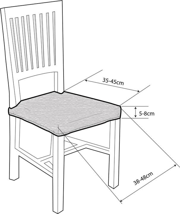 Actual product image Erwin Müller Chair seat cover