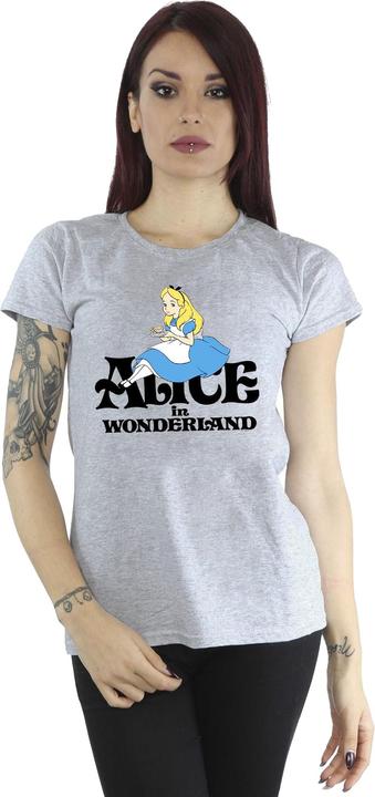 Actual product image Disney Womens/Ladies Alice In Wonderland Tea Drinker Classic Cotton T-Shirt (XL)