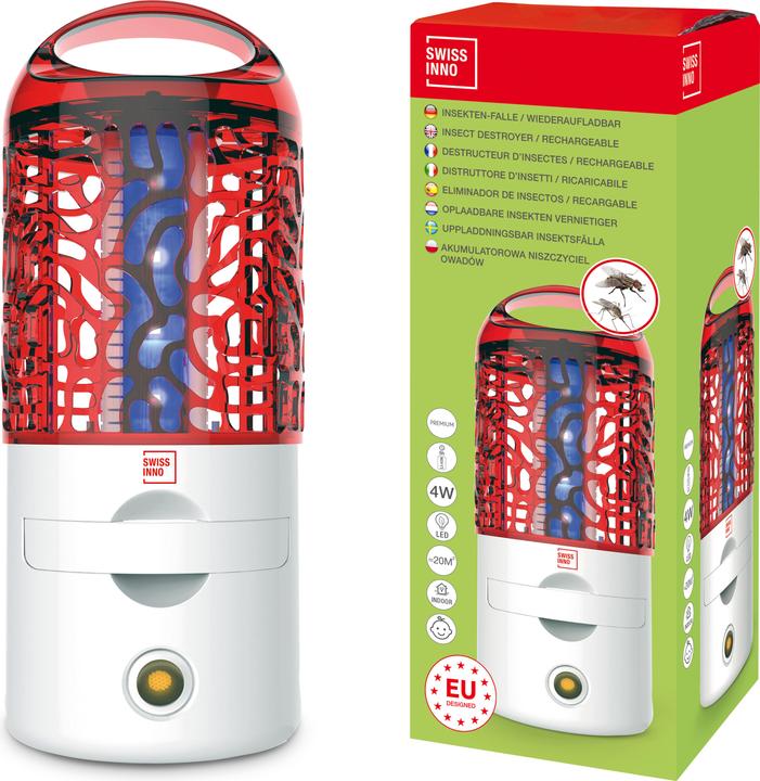 Actual product image Swissinno Mobile Insekten-Falle 4 Watt LED wiederaufladbar