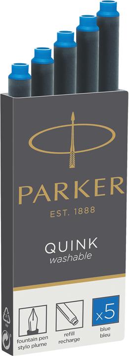 Actual product image Parker Pen Quink Z 44 (ink cartridges, Blue)