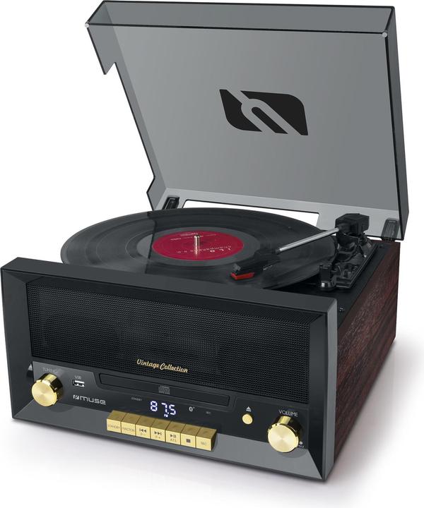 Muse MT112W audiodraaitafel Belt-drive audiodraaitafel Bruin (Volautomatisch)