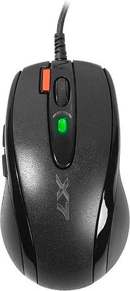 Produktbild A4Tech A4 TECH X-Game X-7120 A4TMYS46028 Maus (optisch, 3000 DPI, schwarze Farbe) (Kabelgebunden)