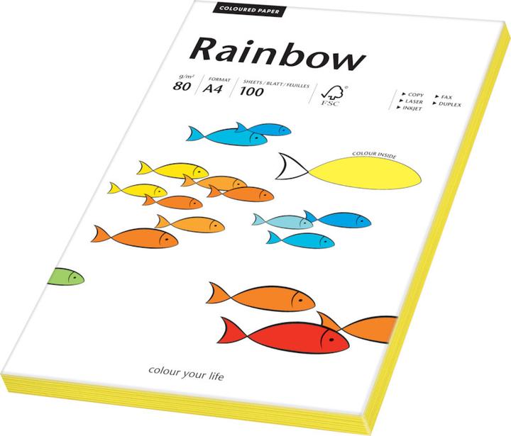 Image du produit Rainbow Papier à copier couleur néon (80 g/m², 100 x, A4)