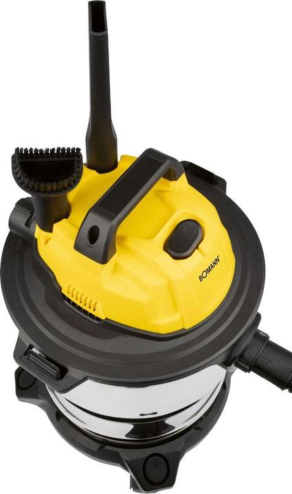 Produktbild Bomann Boma Nass/Tro­ckensau­ger BS6058CB sr/ye BS 6058 CB inox-gelb (Nass-Trockensauger)