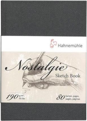 Actual product image Hahnemühle Sketchbook Nostalgia (A5, Special ruling, Hardcover)