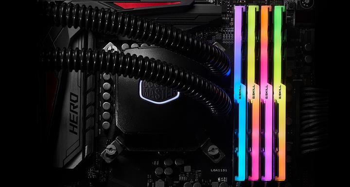 Actual product image G.Skill Trident Z RGB (4 x 8GB, 4000 MHz, DDR4-RAM, DIMM)