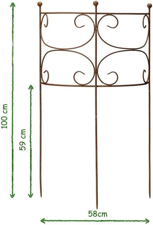 Produktbild Ecosoul Halbrundes Rankgitter (50 cm)