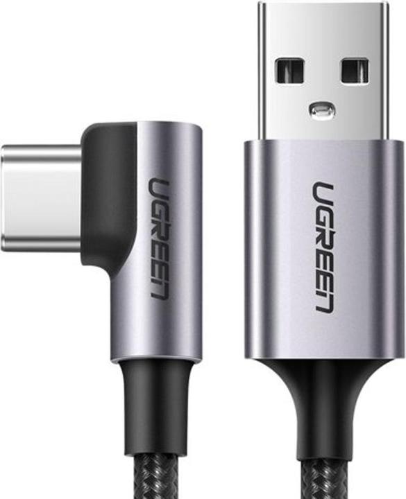 Image du produit Ugreen Câble de données USB-C coudé vers USB-A 2.0 A (2 m, USB 2.0)