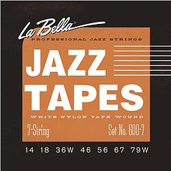 Actual product image La Bella Jazz Tapes 600-7 Wh.Nylon 7-Str (7 x, Guitar)