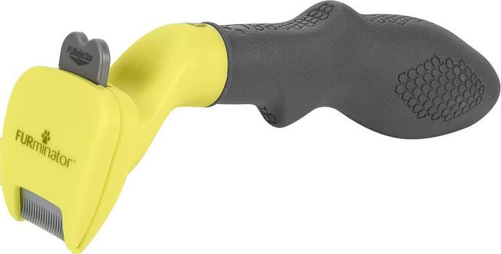 Actual product image FURminator 4048422144243 Pet Brush & Comb Black, Yellow Dog Deshedder (Dog)