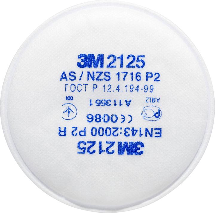 Image du produit 3M Filtre à particules P2 2125 pour masque (P2, 20 x)