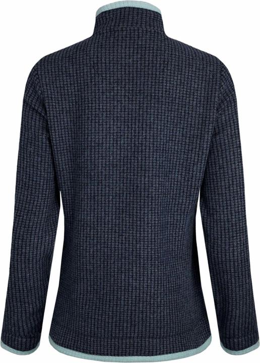 Actual product image Weird Fish Womens/Ladies Beye Grid Eco Friendly Quarter Zip Fleece Top (42 D)