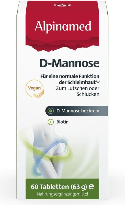 Produktbild Alpinamed D-Mannose (60 Stück, Tabletten, 63 g)