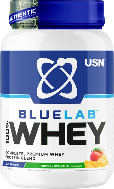 Actual product image USN Blue Lab 100% Whey Protein (Tropical Smoothie, 1 pcs., 908 g)