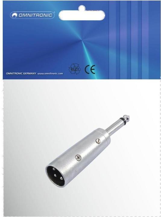 Produktbild Omnitronic Adapter XLR(M)/Klinke(M) mono