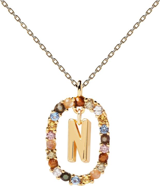 Immagine prodotto Pd Paola Nuova collana di lettere N (Argento 925, 50 cm)