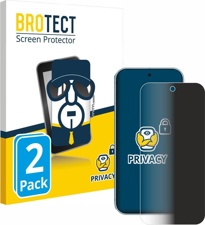 Image du produit BROTECT Film anti-regards Anti-Spy Privacy Film de protection contre la lumière bleue (2 pièce(s), Google Pixel 9 Pro Fold)
