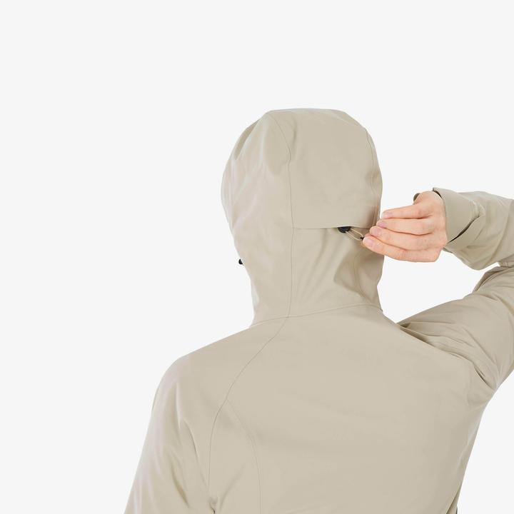 Image du produit Quechua Veste de randonnée imperméable pour femme - MH500 beige (M)
