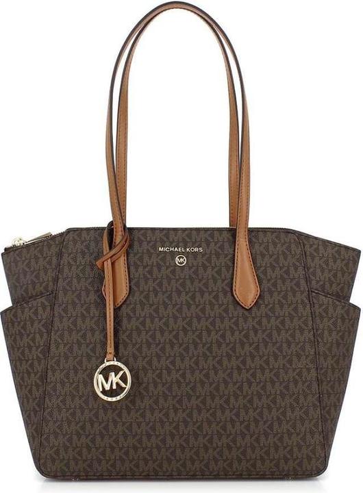 Michael Kors Handtasche Marilyn - Dunkelbraun und Hellbraun