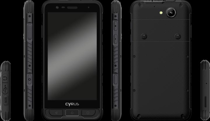 Actual product image Cyrus CS45 XA (64 GB, Black, 5", Hybrid Dual SIM, 20 Mpx, 4G)