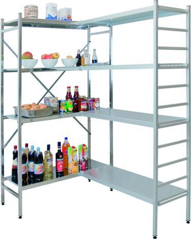 Stainless steel basic rack for food storage