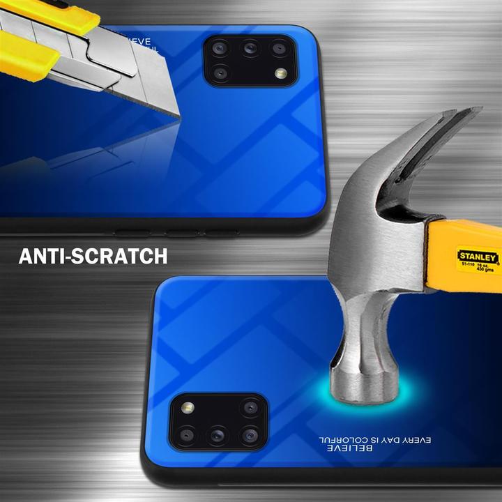 Productafbeelding Cadorabo TPU 2 kleuren glasdekking (Samsung Galaxy A31)