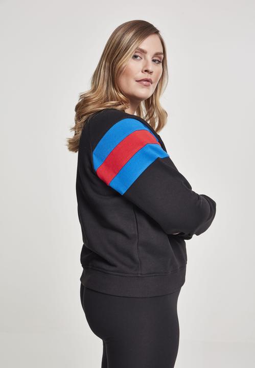 Produktbild Urban Classics Ladies Sleeve Stripe Crew (5XL)