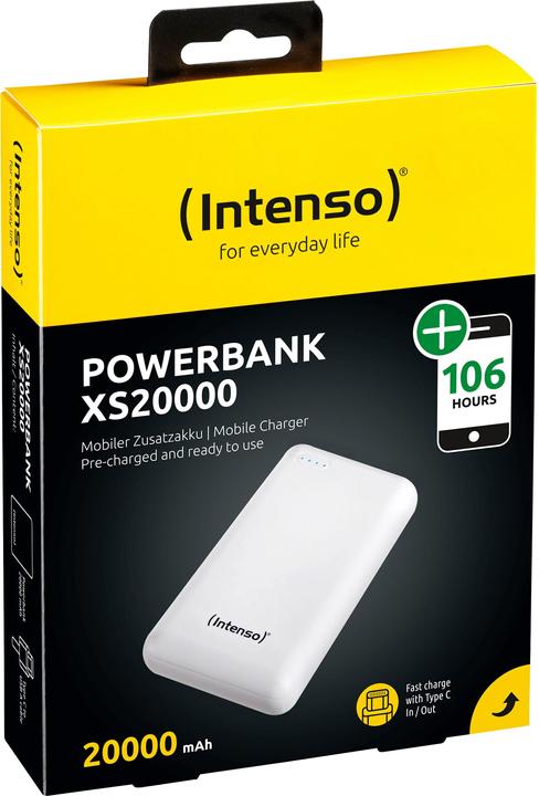 Produktbild Intenso XS20000 (20000 mAh, 74 Wh)