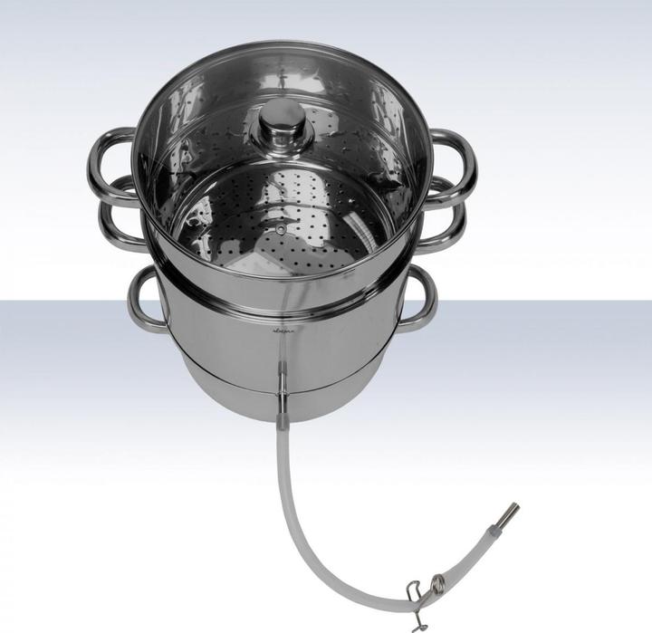 Immagine prodotto Dema Edelstahl Dampfentsafter Dampf Entsafter Fruchtentsafter Obstpresse Saftpresse