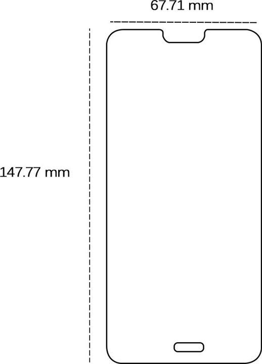 Image du produit OEM Verre trempé 2,5D pour Huawei P20 Pro