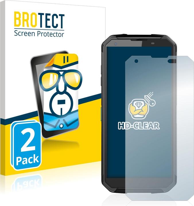 Produktbild BROTECT Schutzfolie Displayschutz Klar (2 Stück, Blackview BV9500 Plus)