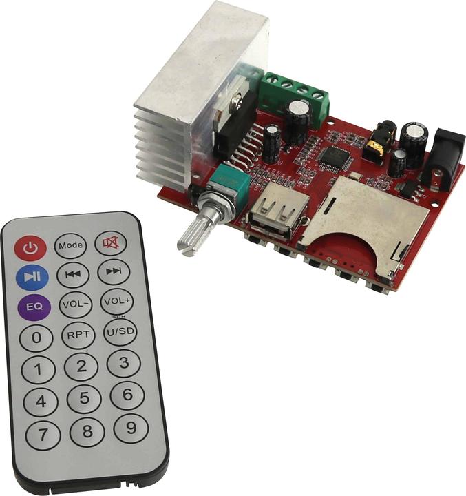 Actual product image Daypower Stereo amplifier module with MP3 playback VM-MP3-2x15 (Booster)